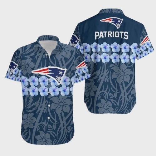 New England Patriots Coconut Trees Hawaiian Shirt V3