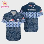 New England Patriots Coconut Trees Hawaiian Shirt V3