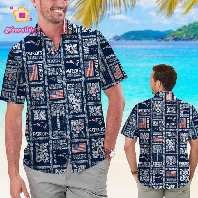 New England Patriots Hawaiian Shirt