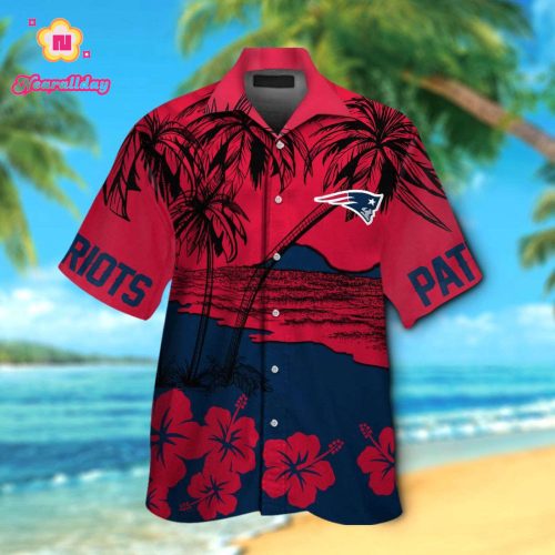 New England Patriots Hawaiian Shirt Gift for Men Women #13