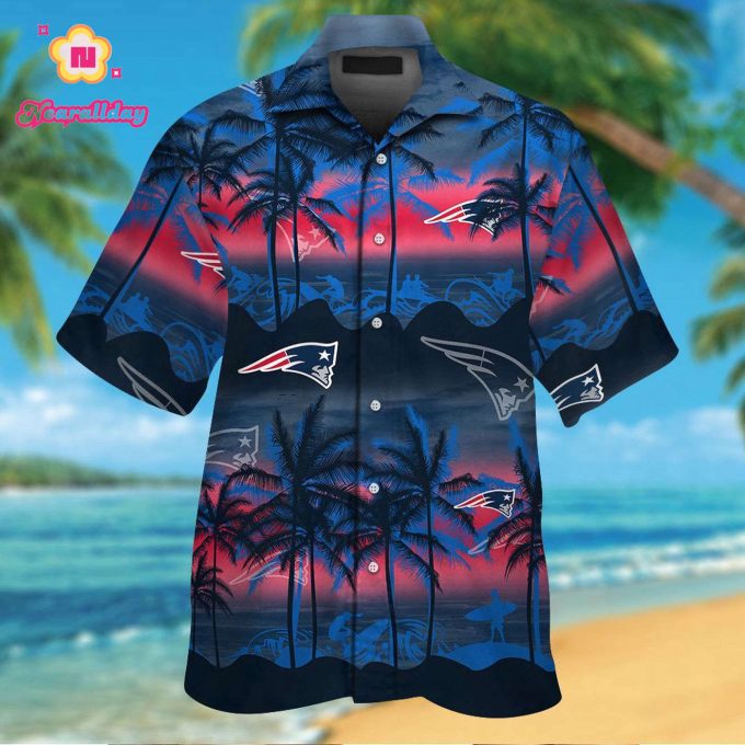 New England Patriots Hawaiian Shirt Gift for Men Women #14