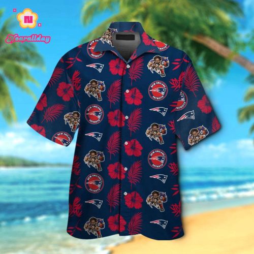 New England Patriots Hawaiian Shirt Gift for Men Women #19