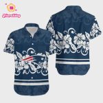 New England Patriots Hibiscus Flowers Hawaiian Shirt V1