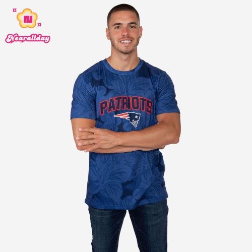 New England Patriots Hibiscus TShirt
