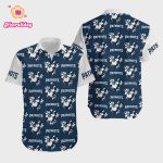 New England Patriots Mickey And Flowers Hawaiian Shirt