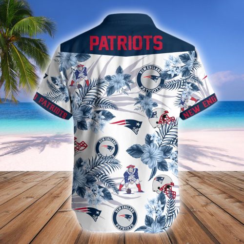 New England PatriotsNFL Floral Hawaii Shirt Gift