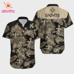 New Orleans Saints 3d Aloha Hawaiian Shirt