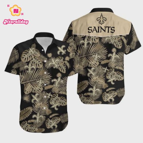 New Orleans Saints 3d Aloha Hawaiian Shirt