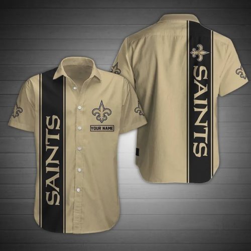 New Orleans Saints 3d Aloha Hawaiian Shirt V1