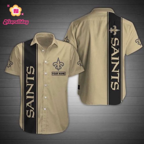 New Orleans Saints 3d Aloha Hawaiian Shirt V1