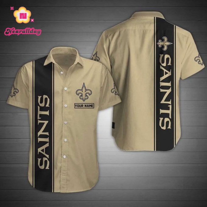 New Orleans Saints 3d Aloha Hawaiian Shirt V1