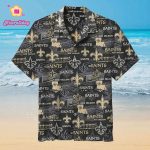 New Orleans Saints 3d Aloha Hawaiian Shirt V2