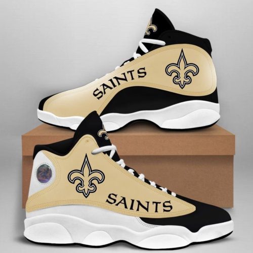 New Orleans Saints Air Jordan 13 Sneaker Custom For Fans Gift
