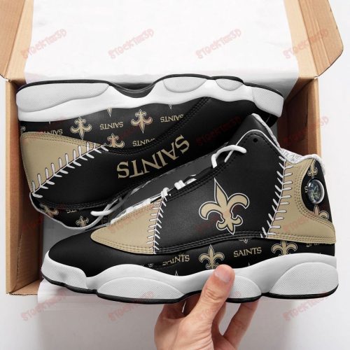 New Orleans Saints Air Jordan 13 Sneaker Custom For Fans Gift
