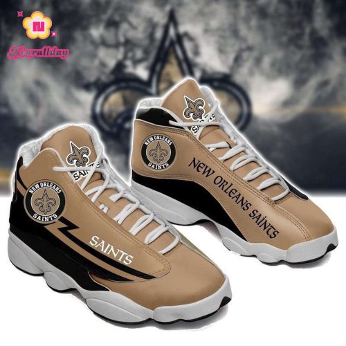 New Orleans Saints Air Jordan 13 Sneaker Custom For Fans Gift