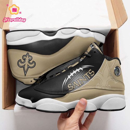 New Orleans Saints Air Jordan 13 Sneaker Custom For Fans Gift