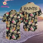 New Orleans Saints Aloha Pattern Colorful Hawaiian Shirt