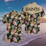 New Orleans Saints Aloha Pattern Colorful Hawaiian Shirt