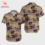New Orleans Saints Coconut Tree For Fans Hawaiian Shirt