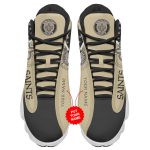 New Orleans Saints Custom Name Air Jordan 13 Sneakers 1063