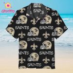 New Orleans Saints Logo Helmet Unisex Hawaiian Shirt