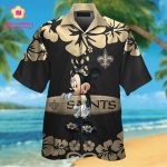 New Orleans Saints & Minnie Mouse Hawaiian Shirt