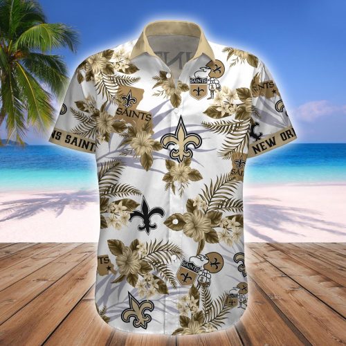 New Orleans SaintsNFL Floral Hawaii Shirt Gift