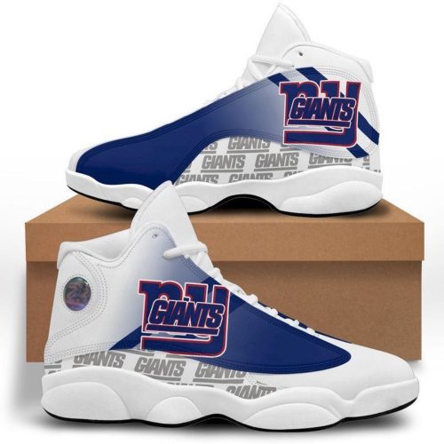 New York Giants Air Jordan 13 Sneaker Custom For Fans Gift