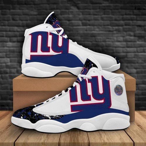 New York Giants Air Jordan 13 Sneaker Custom For Fans Gift