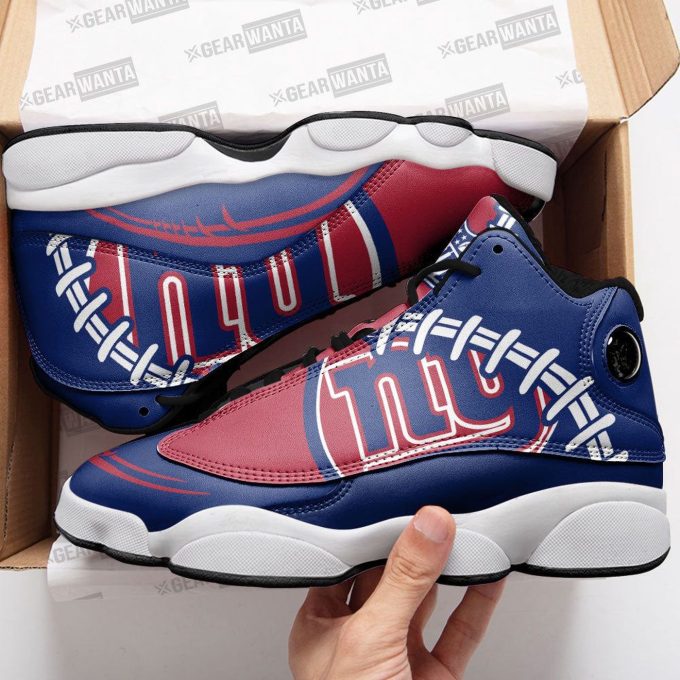 New York Giants Air Jordan 13 Sneaker Custom For Fans Gift