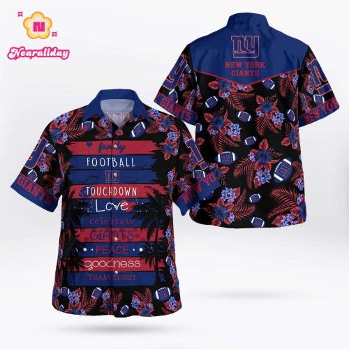 New York Giants Paradise Hawaii Shirt Gift