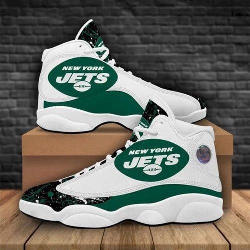 New York Jets Air Jordan 13 Sneaker Custom For Fans Gift