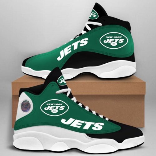 New York Jets Air Jordan 13 Sneaker Custom For Fans Gift
