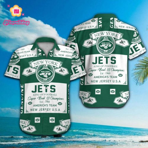 New York Jets Hawaiian Shirt Gift for Men Women #16