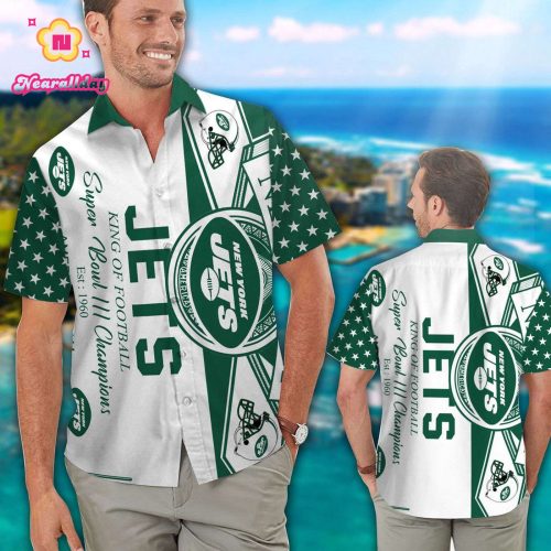 New York Jets Hawaiian Shirt Gift for Men Women #24