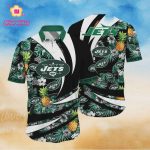 New York Jets Special Floral Style Hawaiian Shirt