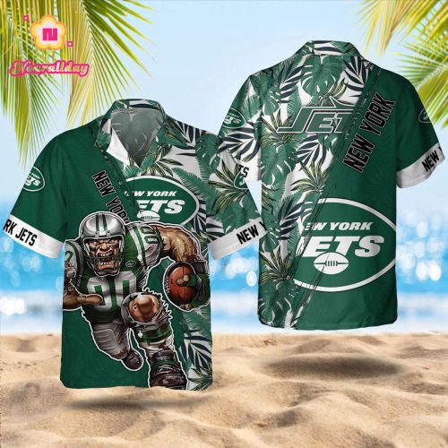 New York Jets Summer Hawaiian Shirt
