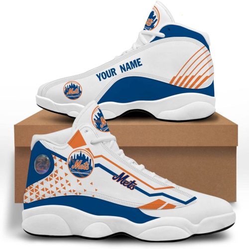 New York Mets Air Jordan 13 Sneaker Custom For Fans  Unisex Shoes Gift