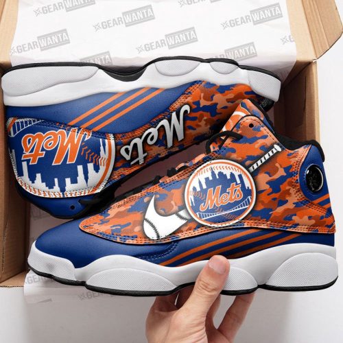 New York Mets Air Jordan 13 Sneaker Custom For Fans  Unisex Shoes Gift