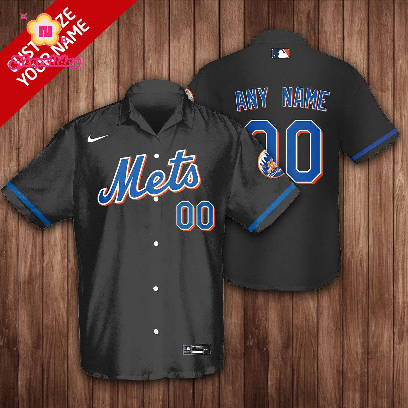 New York Mets Hawaiian Shirt – Official MLB Merchandise New York Mets Hawaiian Shirt – Official MLB Merchandise