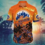 New York Mets MLB Flower Hawaii Shirt – Official Team Gear for Fans