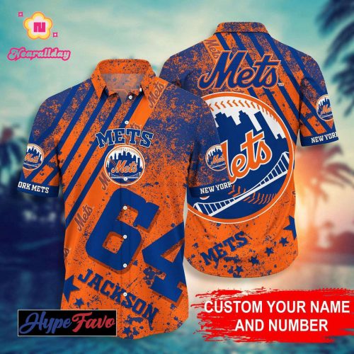 Custom New York Mets MLB Hawaiian Shirt – Personalized Fan Gear