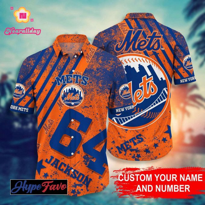 Custom New York Mets MLB Hawaiian Shirt – Personalized Fan Gear