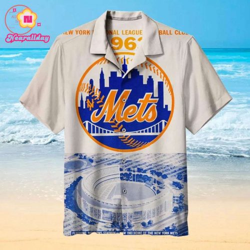 Official New York Mets Stadium Hawaiian Shirt – Limited Edition