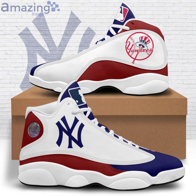 New York Yankees Air Jordan 13 Sneaker Custom For Fans  Unisex Shoes Gift