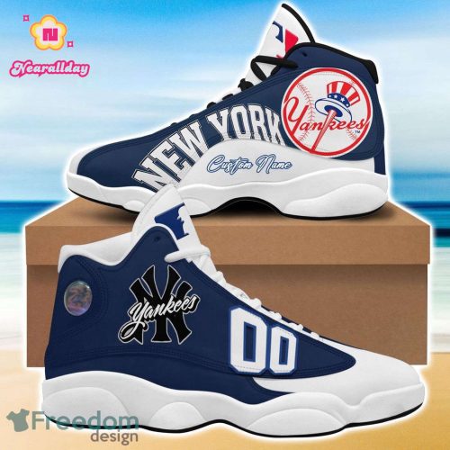 New York Yankees Air Jordan 13 Sneaker Custom For Fans  Unisex Shoes Gift