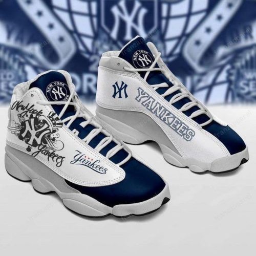 New York Yankees Air Jordan 13 Sneaker Custom For Fans  Unisex Shoes Gift