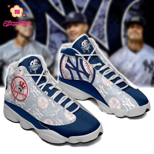 New York Yankees Air Jordan 13 Sneaker Custom For Fans  Unisex Shoes Gift