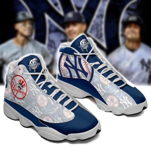 New York Yankees Air Jordan 13 Sneaker Custom For Fans  Unisex Shoes Gift