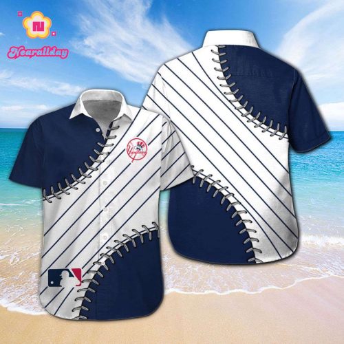 Official New York Yankees Hawaiian Shirt #4 – Limited Edition MLB Apparel